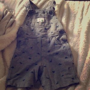 Dinosaur overalls
